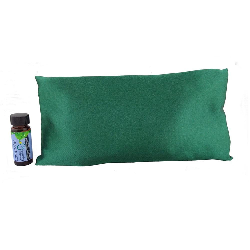 Sleepy Time Pillow, Hunter Green Satin 2121766